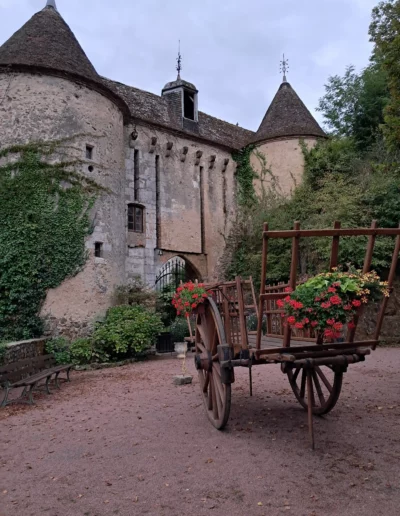 Château de Gargilesse-Dampierre dans la Vallée de Creuse dans l'Indre (36)